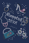 Shopping Diva's Sequined Adult T-Shirt